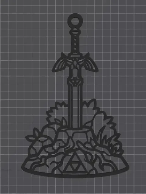 Master Sword in Stone - Legend of Zelda Wall Art — Фото 3 из 3