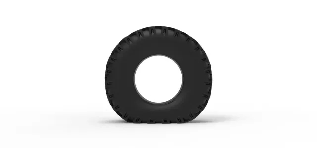 Military Ural tire OI-25 deflated Scale 1:25 — Фото 6 из 9