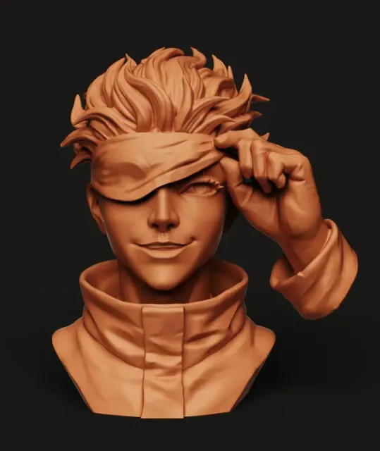 Satoru Gojo Anime Bust | Jujutsu Kaisen| Fan Art — Фото 2 из 6