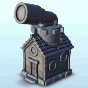 House of main watchman - miniatures warhammer terrain scener