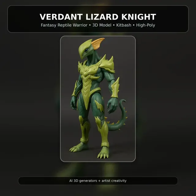 Fantasy Toy Character Collection Kitbash High-Poly 3D Model — Фото 3 из 9