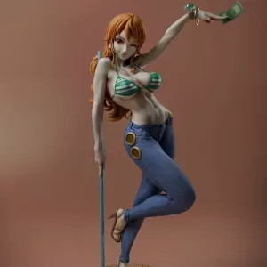 Action Figure Anime Nami One Piece Multipart