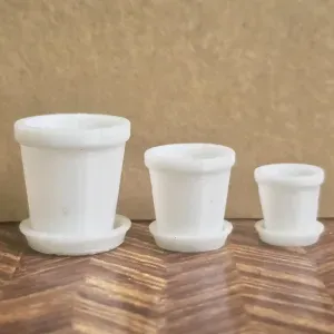 Dollhouse flower pot tray/saucer