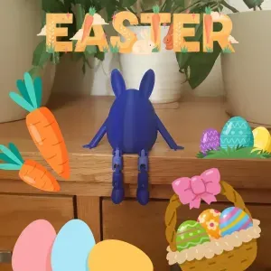 Easter Bunny Egg Articulated