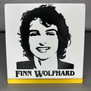 Finn Wolfhard (mike from stranger things) outline portrait