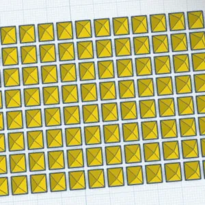 Spikes for printing on fabric