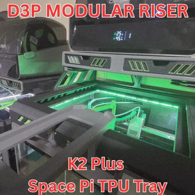 K2 Plus Space Pi TPU tray for D3P Riser — Фото 5 из 9