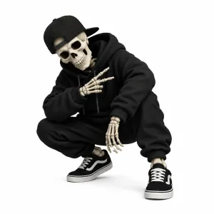 Urban Skeleton Breakdancer