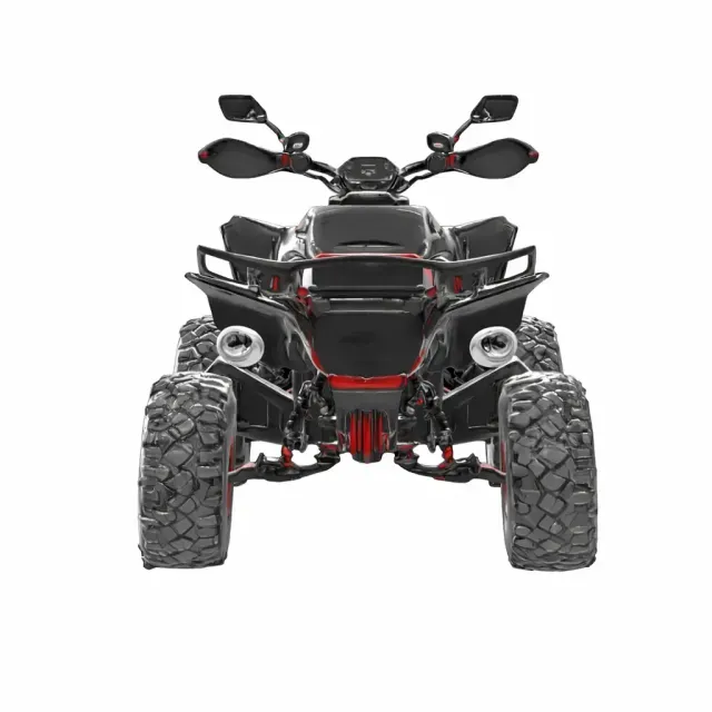 Futuristic Sport ATV Quad Bike Off-Road Vehicle 3D Model — Image 5 of 8