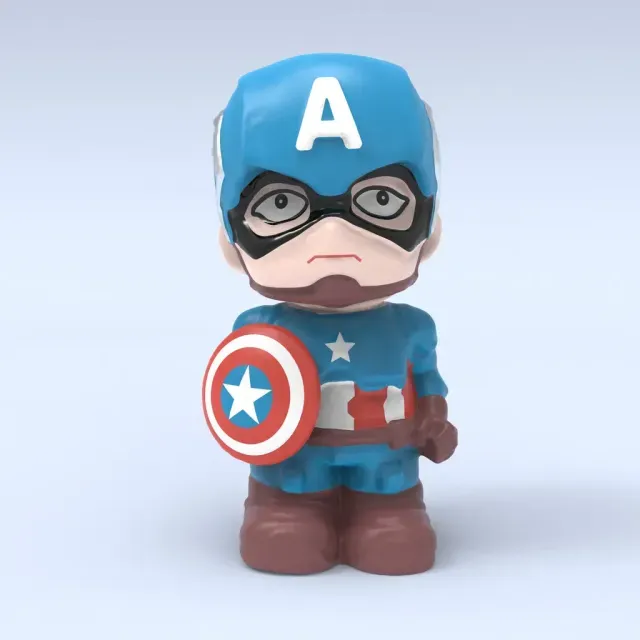 Captain America (generated by Revopoint POP) — Image 2 of 4