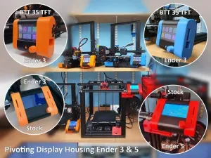 Pivoting Display for Ender 3 - Pro - V2 - Ender 5 - BTT 35T