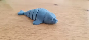 Articulated print in place flexi seal fidget