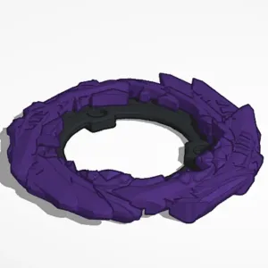 Dark fang coustum beyblade x (with blade)