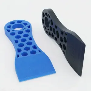 Hex-Pattern Bed Scraper | Print Removal Tool | Hanging Loop