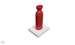 FRAGRANCE STICKS VASE / DUFTSTÄBCHENVASE (WITH STAND)
