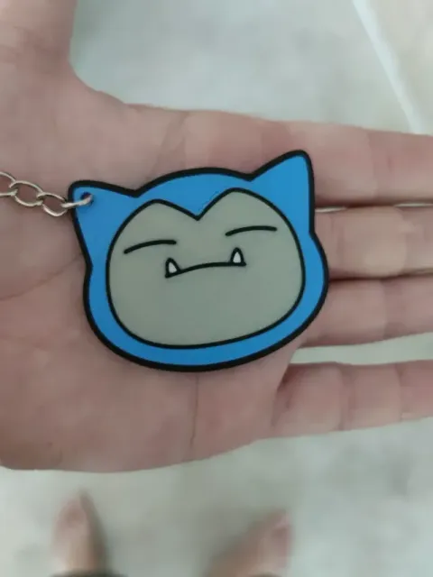 Snorlax 3D Face Keychains — Image 2 of 3