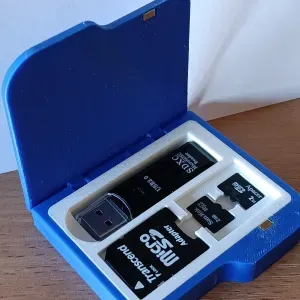 USB/micro SD/SD card holder