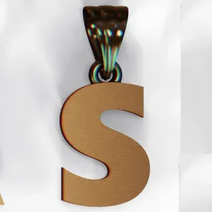 S pendants and earring