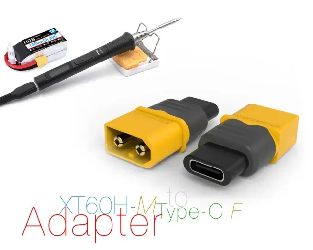 Adapter XT60H-M to Type-C F