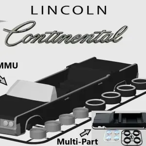 Lincoln Continental Convertible Limousine Kit Card