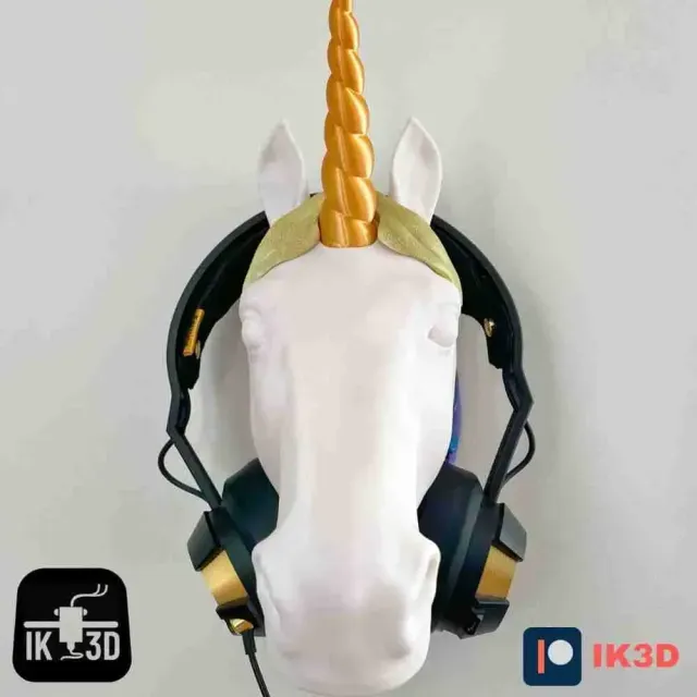 UNICORN WALL MOUNT HEADPHONES HOLDER - MULTIPARTS — Image 2 of 9