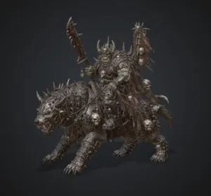 FREE Ork wolf cavalier