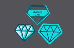 Diamond - Cookie Cutter (3 sizes)