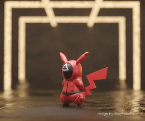 Squid Game Pikachu Pokemon
