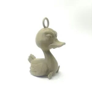 Chubby Duck Keychain – Adorable Animal 3D Print