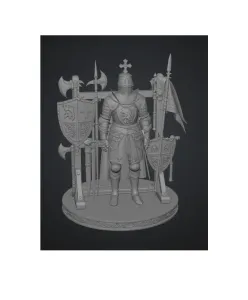Crusader Knight Weapon-Armor Rack