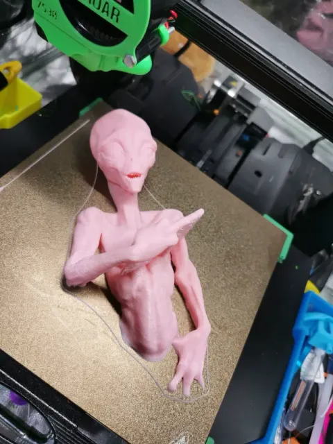 FLIP OFF ALIEN WALL ART - PERFECT FOR HALLOWEEN! — Image 7 of 8