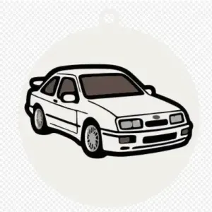 Ford Sierra Cosworth RS500 Keychain