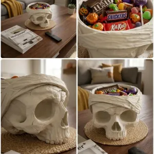 MUMMY SKULL BOWL 💀