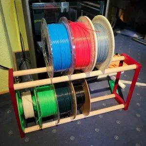 Filament Rack Two Rows (14x 1kg Spools)