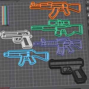 Cs Go Cookie Cutter Set – 3D Printable STL for Baking
