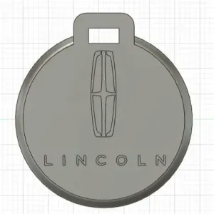 Pendentif porte clé Lincoln / Lincoln Key ring ornement