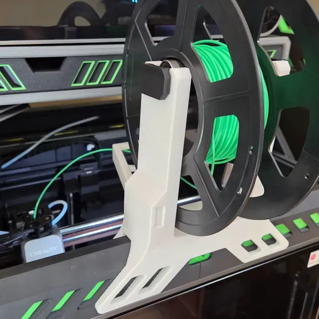 TPU Top mount spool holder - K1 Max - K2 Pro D3P riser