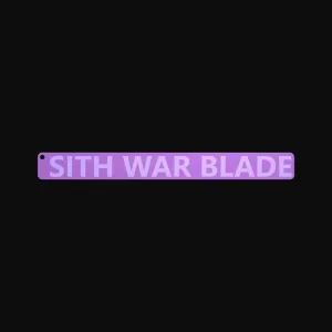 SITH WAR BLADE_ star wars keychain