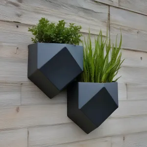 Wall Hanging Low Poly Planter – Wall-mounted Flower Pot