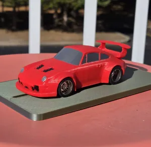 INPRIME R/C 1/32 SLOT CAR PORSCHE and CHASSIS
