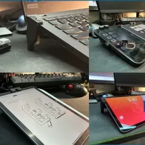 Universal small stand/holder for any phone, tablet and PC