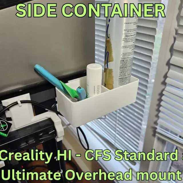 SIDE CONTAINER FOR CREALITY HI - CFS OVERHEAD MOUNT