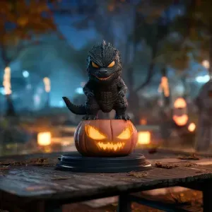 Godzilla Halloween version (LED light)