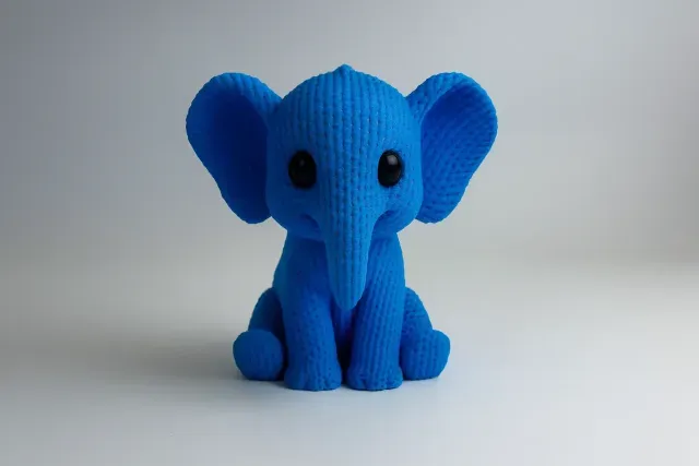 Knitted elephant - Cute animals — Фото 2 из 2