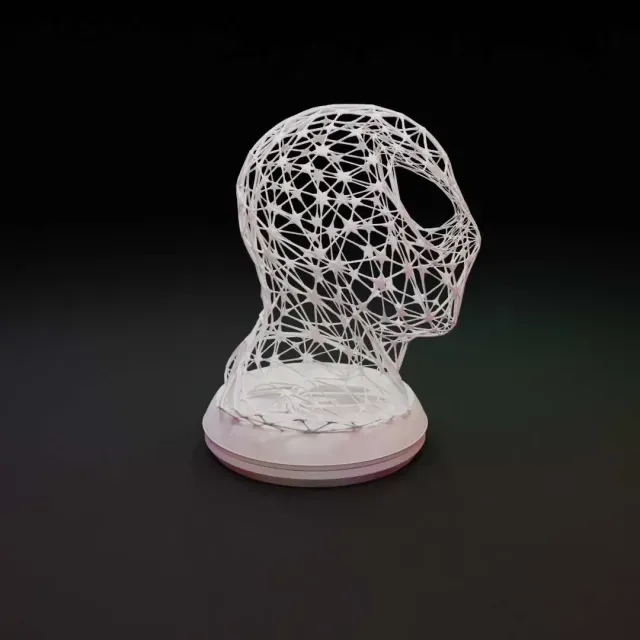 Web Stringy Spiderman Head