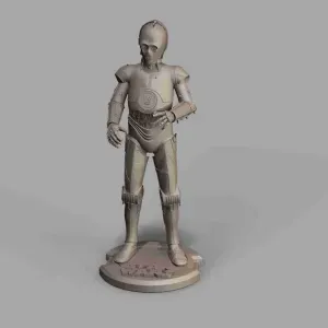 C3P0 FROM STAR WARS MINIATURE