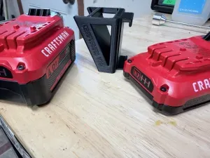 Craftsman V20 VersaTrack Battery Mount/Holder v. 3.0