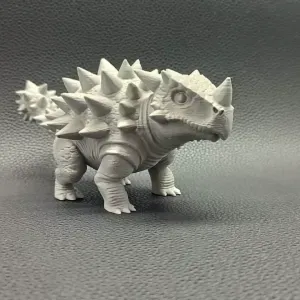 Cute Chibi Ankylosaurus - Kid Friendly Dinosaur