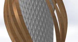 Decorative Lamp "Twist Wood Lamp – Modern Organic LED