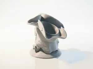 Jack Sparrow Skull Pirate Sculpture 3D Printable
